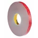 3M Kétoldalas ragasztószalag, Szélesség: 19 mm; 0,6 mm vastag, akril, szürke, max. 110 °C, 5 méter