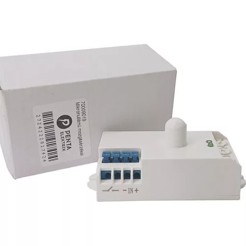Mikrohullámú mozgásérzékelő SK-807K-DC, 5.8Ghz, beltéri, 12-24 V DC, 12 V, 7 A,