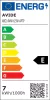 Avide LED Candle 6,5W E14 WW 3000K (806lumen) 2db os csomag