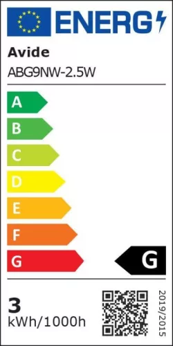Avide LED 2.5W G9 NW 4000K