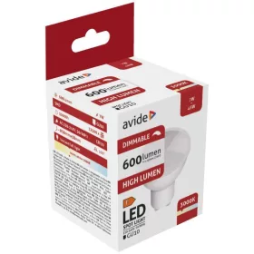   Avide LED Spot Plastic Fényerő Szabályzós 7W GU10 110° NW 4000K