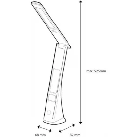 Avide LED asztali lámpa, barna, 7W, 5000K, 450Lm