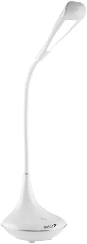 Avide LED asztali lámpa Bluetooth Hangszórós, fehér 4W