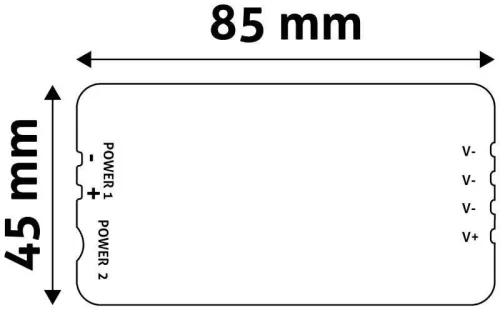 Avide LED Szalag 12V Rádiós Dimmer 4 zónás szett