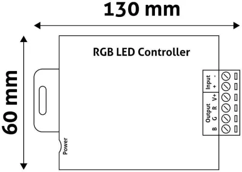 Avide LED szalag 12V 28 gombos RGB rádiós távirányító 144W