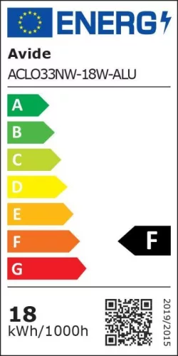 Avide LED Mennyezeti Lámpa ALU 18W 330*100mm 4000K 1200lumen