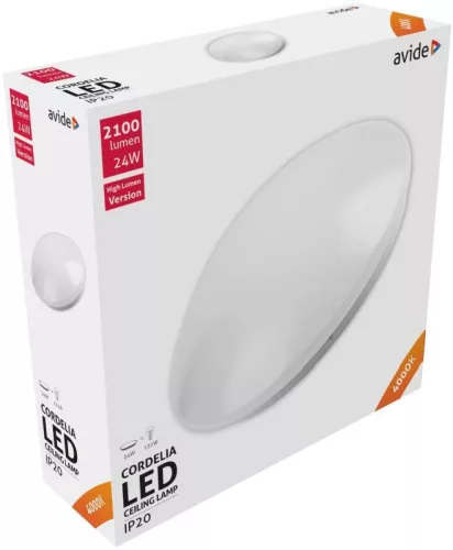 Avide LED Mennyezeti Lámpa Cordelia 24W 4000K, 2100Lm