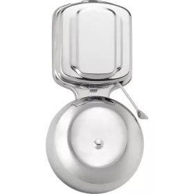 Csengő, Iskolacsengő, 8-12 VAC, krómozott, 85 dB