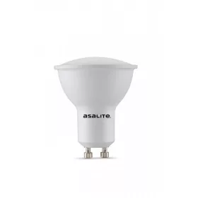   LED fényforrás, ASALITE, GU10, 5 W, 3000 k, 410 lm, LED spot izzó