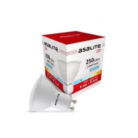   LED fényforrás, ASALITE, GU10, 3 W, 4000 K, 250 lm, LED spot izzó