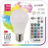 Avide Smart LED Globe A60 9,7W RGB+W 2700k IR Távirányítóval