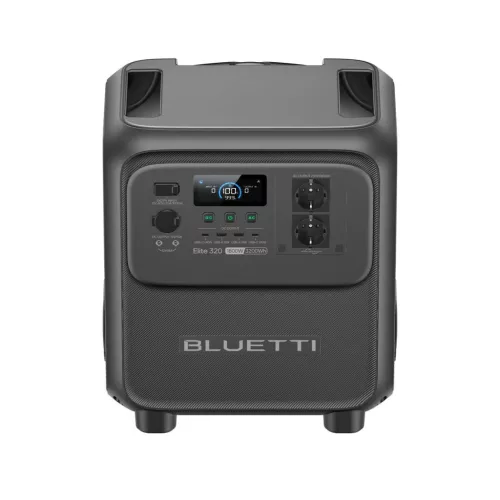 BLUETTI hordozható erőmű kerekekkel, power station, 1800 W, 3200 Wh, LiFePO4 akkuval