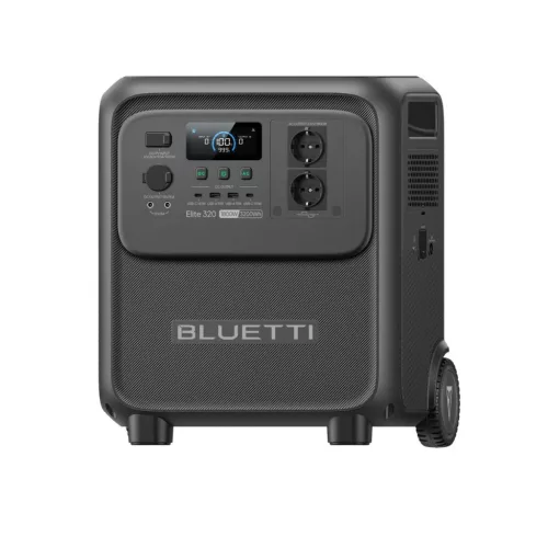 BLUETTI hordozható erőmű kerekekkel, power station, 1800 W, 3200 Wh, LiFePO4 akkuval