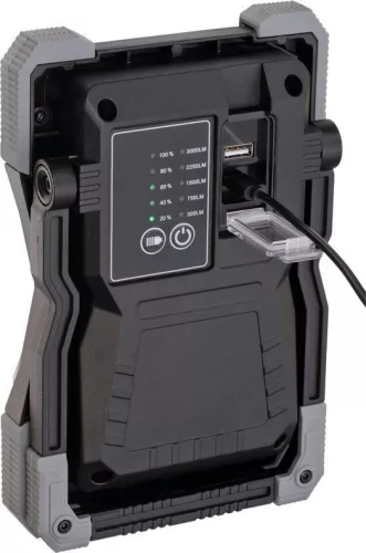Akkumulátoros LED munkalámpa 3000Lm, 6500K, IP65, ütésálló,  Brennenstuhl
