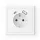 Commel Adria dugalj + USB-A és USB-C, csavaros bekötés, fehér, 16A