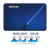 Commel LED-es zseblámpa, 5W, 600lm, 41x163mm, tölhető, 5 világítási mód
