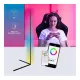 Commel okos állólámpa, RGB-s, távirányítóval, 140cm, 12W, IP20