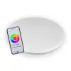 LED mennyezeti lámpa IP20, 24W, 2500lm, 380mm, RGB, csillogós, Wi-Fi