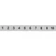 SB 5/10 FW JELÖLŐ SZÁMOZOTT 101-110-től 991-999-ig fehér