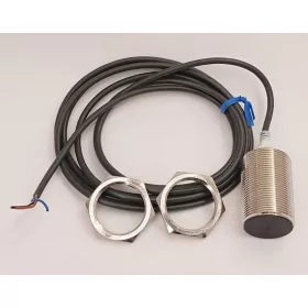   Induktív közelítés kapcsoló, s.réz-nikkel, M30, árnyékolt, 15mm, DC, 3 vezetékes, PNP-NC