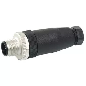 Szenzor csatlakozó M12 M, 4P/IP67 kábelhez