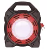 Kültéri kábeldob 15 m / 4 aljzat / gumi-neoprén / 230 V / 1,5 mm2 LED fényvisszaverővel
