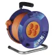 Kábeldob 40 m / 4 aljzat / narancssárga / PVC / 230 V / 1,5 mm2