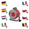 Kábeldob 40 m / 4 aljzat / narancssárga / PVC / 230 V / 1,5 mm2