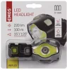 Fejlámpa 3W LED COB, 3×1,5 V AAA, fehér, zöld és piros színnel is világíthat