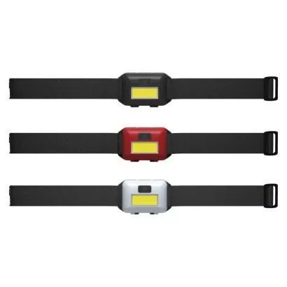 Fejlámpa 1W COB LED, 3×AAA 1,5V
