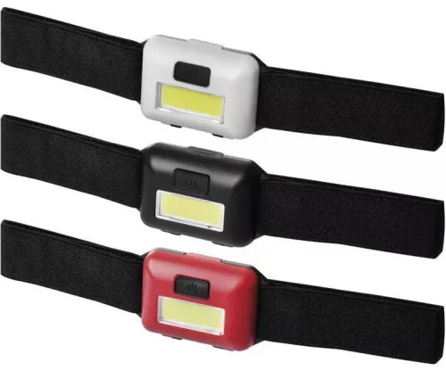 Fejlámpa 1W COB LED, 3×AAA 1,5V