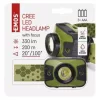 Fejlámpla, LED CREE + 2 piros LED, fókuszálható, max.200m, 3xAAA
