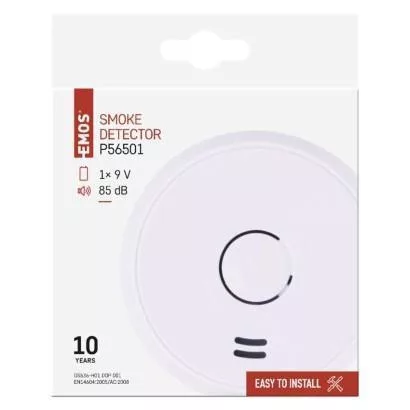 Füstérzékelö GS536, 1× 9 V tartozék, Emos P56501