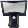Entac Napelemes Műanyag Fali lámpa 4W SMD 700lm, mozgásérzékelővel, akku Li-ion 18650 1800mAh,