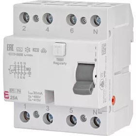 EFI-4A 25A 30mA áram-védőkapcsoló