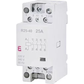 R25-40 230 V moduláris mágneskapcsoló