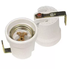   Foglalat, porcelán hajólámpa foglalat E27, CP800F, HLDR E27-F