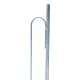 Földelőrúd 1,5m HENGERES, ráhegesztett köracéllal, horganyzott, 20 mm hengeres