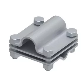   Keresztösszekötő L-65, 8-10mm köracélhoz, laposvezetőkhöz és 20mm rúdhoz, tűzihorgonyzott acél, 65x65mm