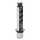 Asztalba süllyeszthető irodai elosztó, 3x 2P+F, 2 x USB, ezüst, átm: 60mm, 1,5m kábellel