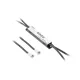 Érintésmentes kapcsoló, 1 üzemmódú MIKRO, max. 36 W, DC12V, 2 érzékelő, fehér