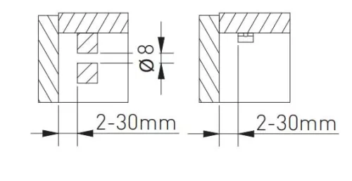 Érintésmentes kapcsoló, 1 üzemmódú MIKRO, max. 36 W, DC12V, 2 érzékelő, fekete