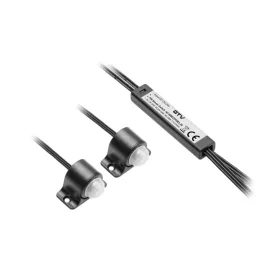   Érintésmentes kapcsoló, 1 üzemmódú, max. 12V/24V, 36W/72W, 2 érzékelő, 2 m kábel, fekete