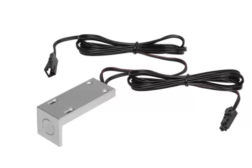 Sarokkapcsoló, szabályozható fényerejű, DC12-24V, max. 36-72 W, 2xmini AMP, kábel 2 m, szürke