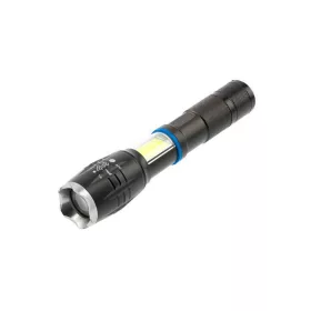 GTV LED elemlámpa, 8W, IP44, 6400K, 3xAAA, 800Lm, Fekete