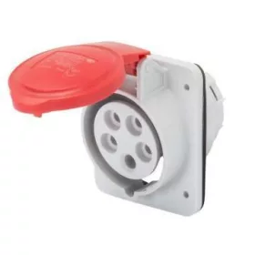   Ipari csatlakozóaljzat, 5 pólusú dugalj, 380/400 V, 16 A, 3P+N+F, IP44 (GEWISS)
