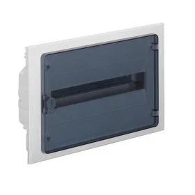   VF118TD, süllyesztett lakáselosztó 18modul, átlátszó ajtó,257 x 426 x 72 mm HAGER GOLF