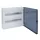 VS218TD, falon kívüli lakáselosztó 2x18mod 36modul, átlátszó ajtóval, 377x390x99mm