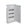 VU36NE süllyesztett lakáselosztó fém ajtóval 36modul  615x335x90mm HAGER