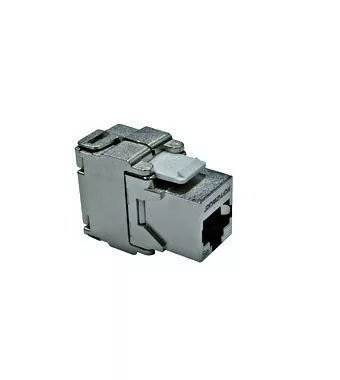 Csatlakozó TOOLLESs LINE aljzatmodul, RJ45, Cat5e árnyékolt, csatlakozó Keystone